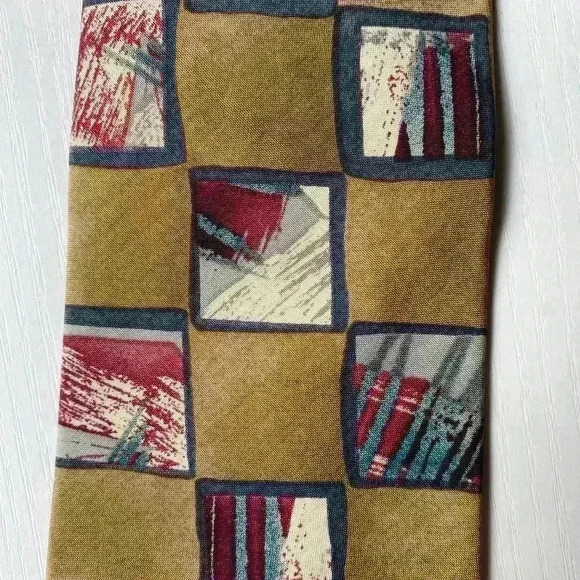 Nino Foriero Y2K Vintage Silk Tie Made in Canada - Picture 6 of 6
